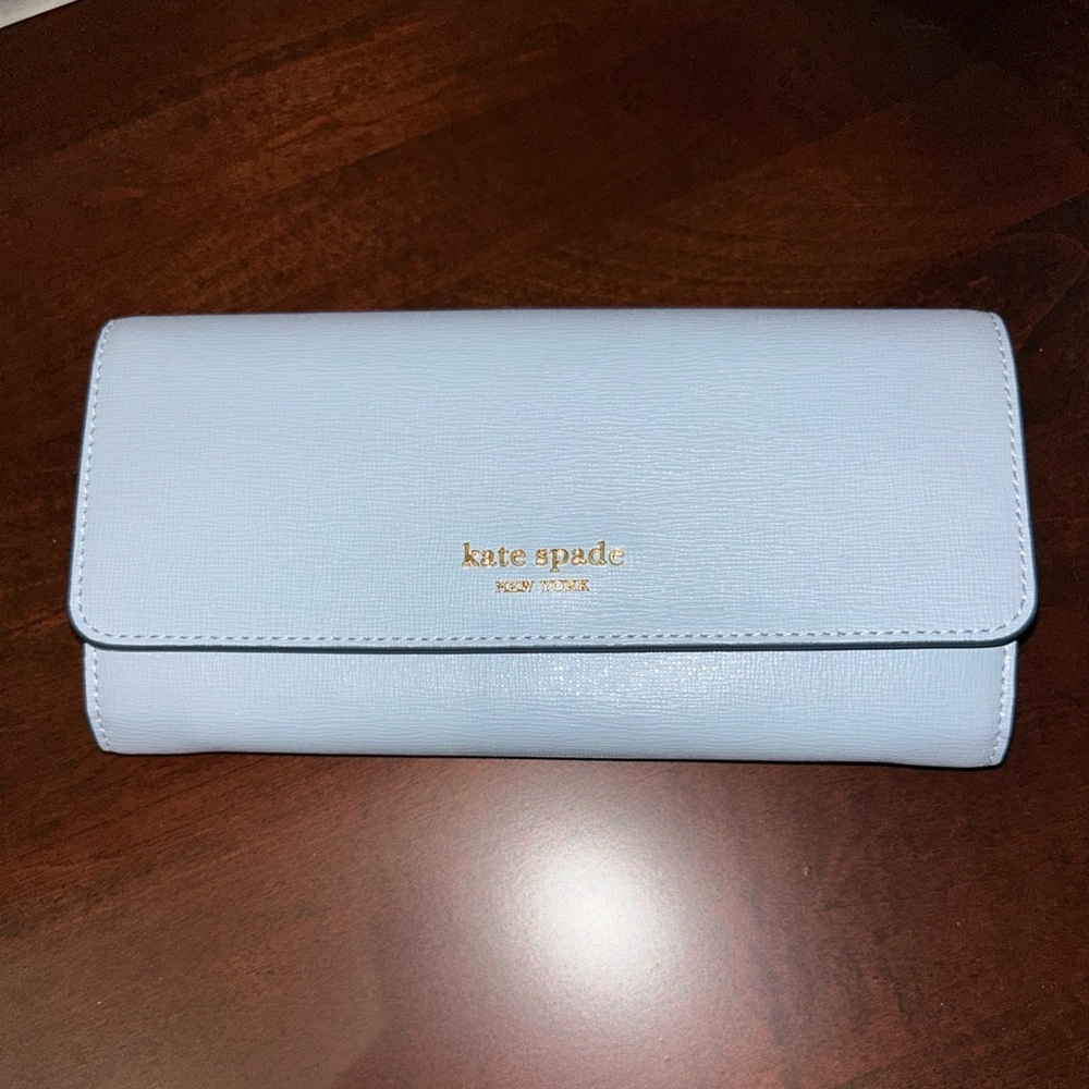 Kate Spade Light Blue Wallet - Picture 5 of 6